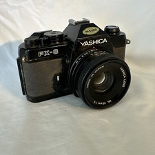 Yashica FX-3 SLR 35mm Film Camera with ML 50mm f2 Yashica Lens UNTESTED