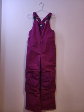 Lands End Kids Slim Squall Waterproof Insulated Iron Knee Snow Bibs