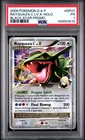 2009 POKEMON DIAMOND & PEARL BLACK STAR PROMO #DP47 RAYQUAZA C LV.X-HOLO PSA 1