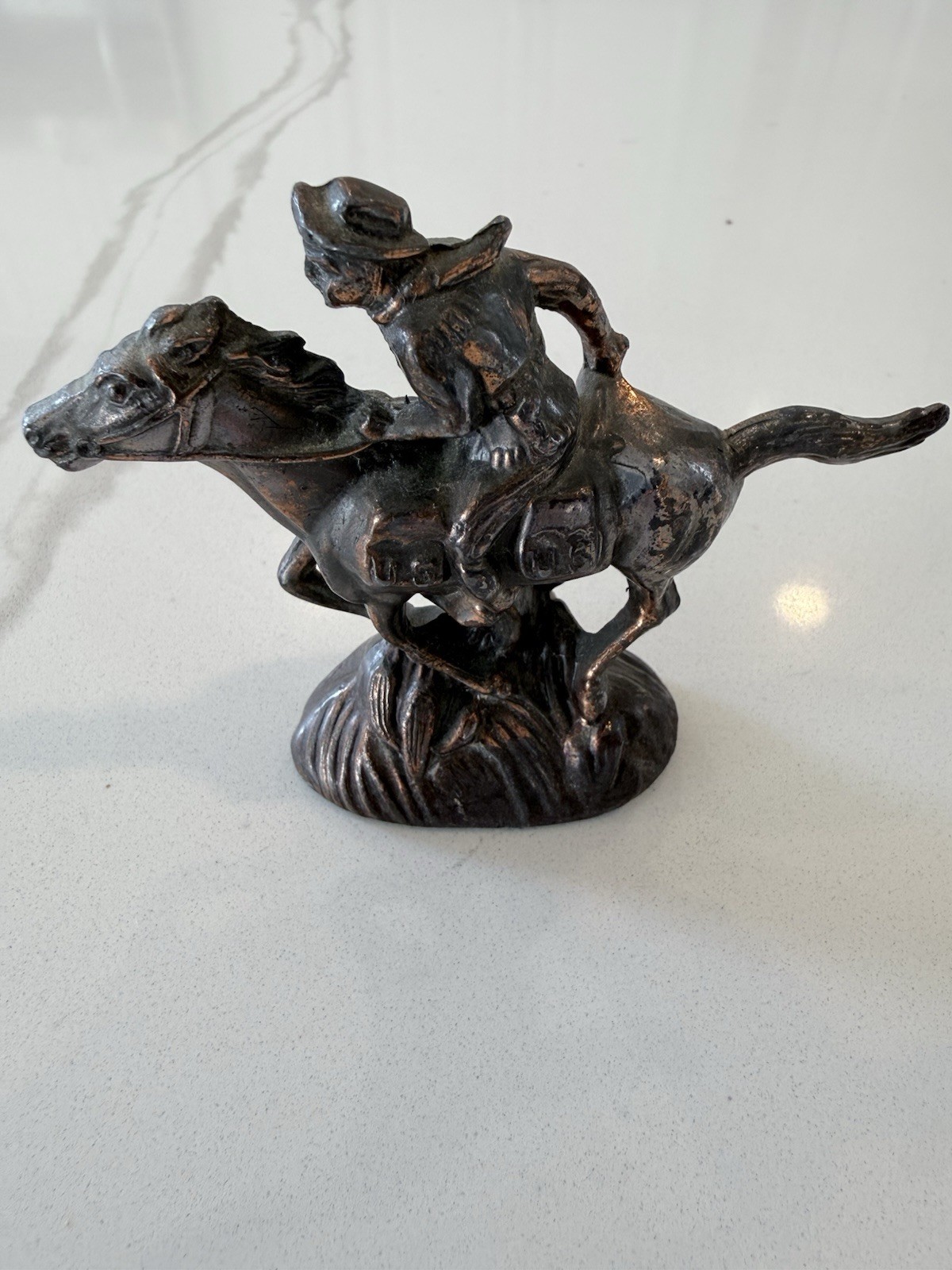 Vintage Pony Express rider figurine | eBay