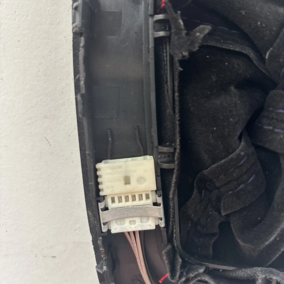 06-11 BMW 325i Gear Shifter Cover W Trim Indicator Carbon Fiber 7155643-03-F OEM - Image 4 of 4