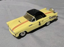 VTG 1960's IDEAL Motorific 56 Ford THUNDERBIRD Toy Slot Car For Parts Or Repair