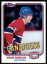 1981-82 Topps Brian Engblom Hockey Cards #10