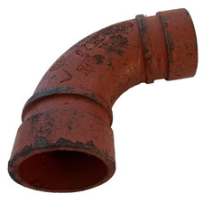 Victaulic 1 1/2  Grooved 90  Elbow Sprinkler Fitting Style No.10