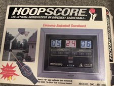 NEW Hoopscore Driveway Basketball Outdoor Electronic Scoreboard JH1000 NIB VTG