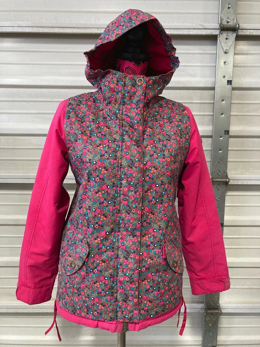 Roxy Snowboard Jacket - Girls XL (16) - Pink Floral - Super Cute - Snow Ski  Coat | eBay