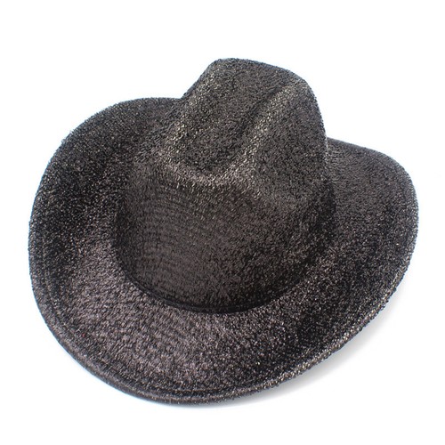 Sombreros de vaquero unisex para adultos cosplay gorra occidental ligero jazz sombrero de baile - Imagen 30 de 46
