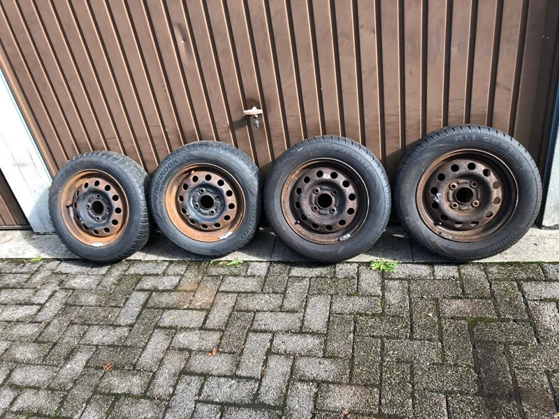 4xkomplette Allwettereifen+Felgen 165/65R13 77T für Ford Fiesta,Ka,Courier,Ikon - Bild 2 von 4