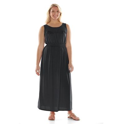 juniors plus size maxi dresses Juniors' Plus Size Mary & Mo Americana Maxi Dress, Girl's, Size: 3XL, Navy Floral