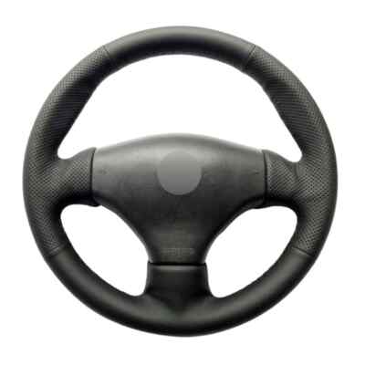 Leather Hand Sewing Car Steering Wheel Cover for Peugeot 206 1998-2005 206 SW CC