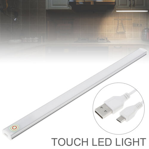LED Touch Induction Light USB Dimmable Strip Cabinet Closet Lamp Night Lights - Picture 1 of 9
