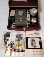 Vintage POLAROID Land Camera, Model 800, w/ CASE, PARTS  ADVERTISE, Very NICE 