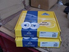 Disco freno posteriore National NBD1872 x2 per Peugeot 308 Mk2 2013-2021