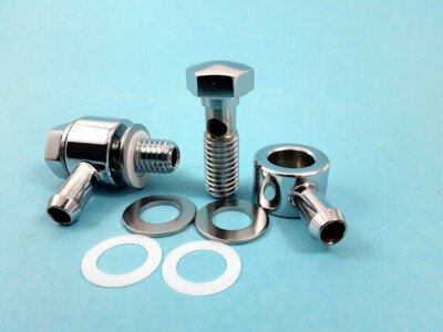 Entlüfterschraube Kopfentlüftung Hohlschraube Breather Bolt 93-17 Harley Modelle