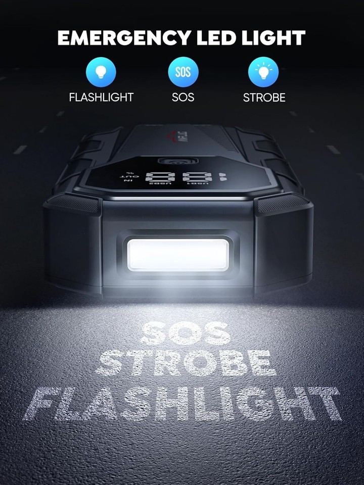 Car Jump Box 12v Battery Jumper Car Starter Booster Truck Heavy Duty