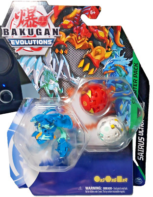 SPIN MASTER 6063071 Bakugan 'Evolutions' Starter Pack mit 3 Bällen /neu