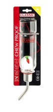 Small Animal Glass 350ml Chew Proof Water Bottle With Water Level Indicator