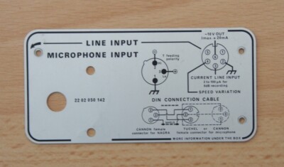 1 x Nagra Alu Schild ! NEW ! NEU ! TOP ! RAR ! Nr. 4