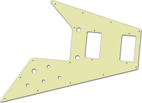 WD Custom Pickguard For Gibson 1966-1970 And 1975-1982 Flying V Mahogany Or 1...