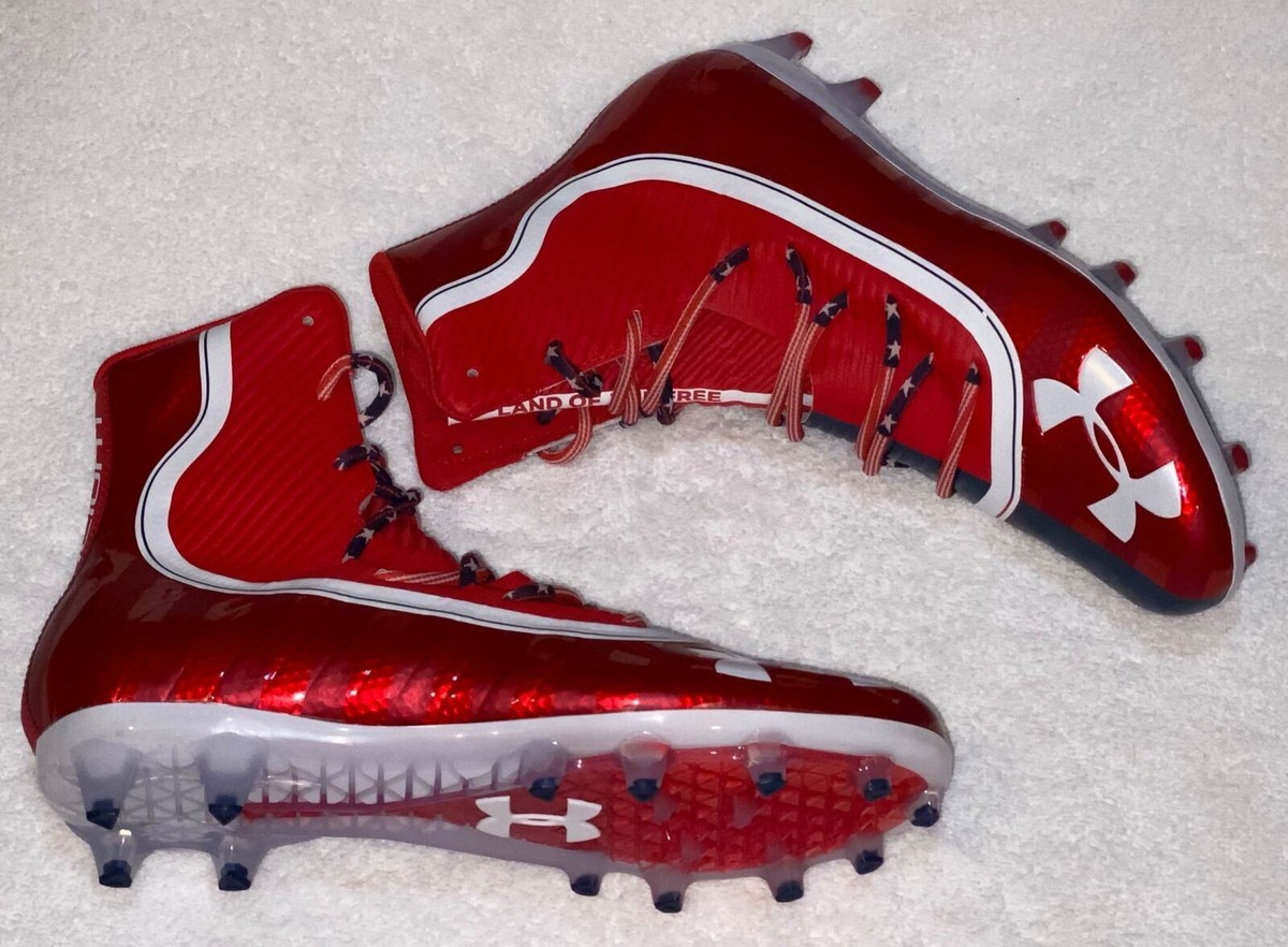 UNDER ARMOUR Highlight LE Navy Blue Red Molded Football