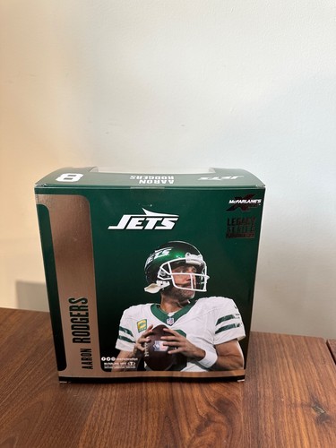McFarlane Aaron Rodgers New York Jets NFL Legacy Figure New - Picture 3 of 3