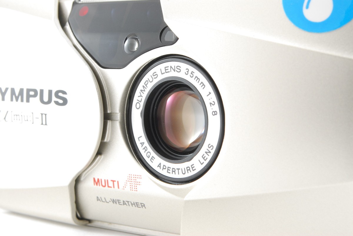 ■ 美品 ■ オリンパス　OLYMPUS μ mju II 35mm F2.8 Olympus Mju II Style 2,8/35mm Rare Color Tested 50332125377