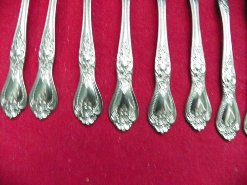 SET MIT 8 ROGERS CO. KOSTBARE ROSE COCKTAILGABELN BOX 73 - Bild 2 von 2