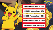   Pokemon Go Pokecoins & Tickets | Fast & Che...