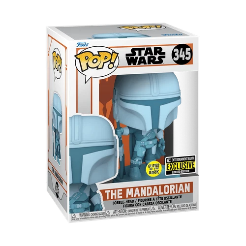 Funko Pop! Vinyl: Star Wars - The Mandalorian (Glow) - Entertainment Earth...