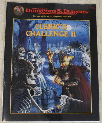 AD&D 2nd Edition CLERIC'S CHALLENGE II Adventure Sealed in Original Shrink!! - Bild 1 von 2