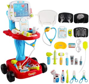 deAO Mi Pequeño Doctor Playset Centro Médico Portatil Maletín a Ruedas  Juego de | eBay