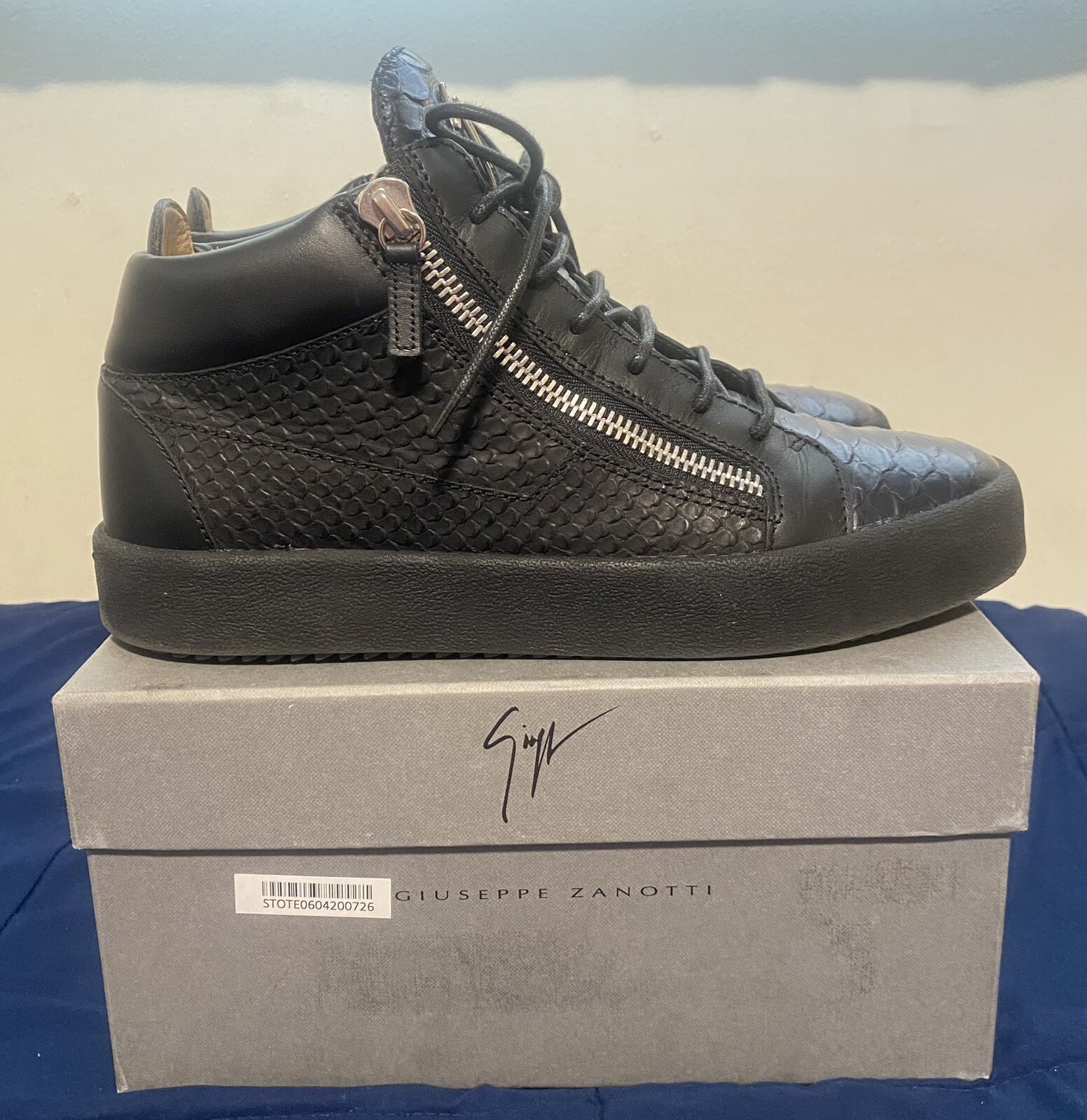 Giuseppe Zanotti Men’s Kriss Sneaker Boots ru70009 Size 9.5 / 42.5