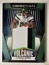 2020 Panini Obsidian Volcanic #VM-35 La’Mical Perine 15/50 New York Jets