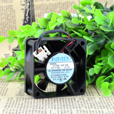 1PC NMB 2410ML-05W-B40 Cooling Fan 24V 0.12A 2Pin 2410ML-05W-B40