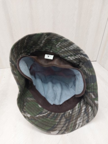 Vintage Adult Woodland Realtree Camo Reversible Bucket Hat Size S 1980's - Picture 10 of 12