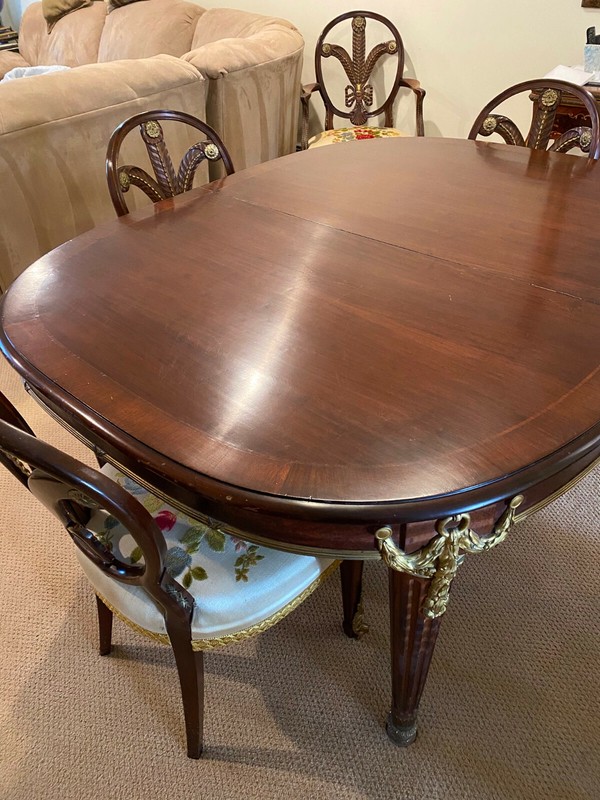 Antique Haentges Freres Dining Room Table