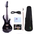 Advance Electric Violin 4/4 Solid wood Free Case Ebony Violin parts Guitar Shape
