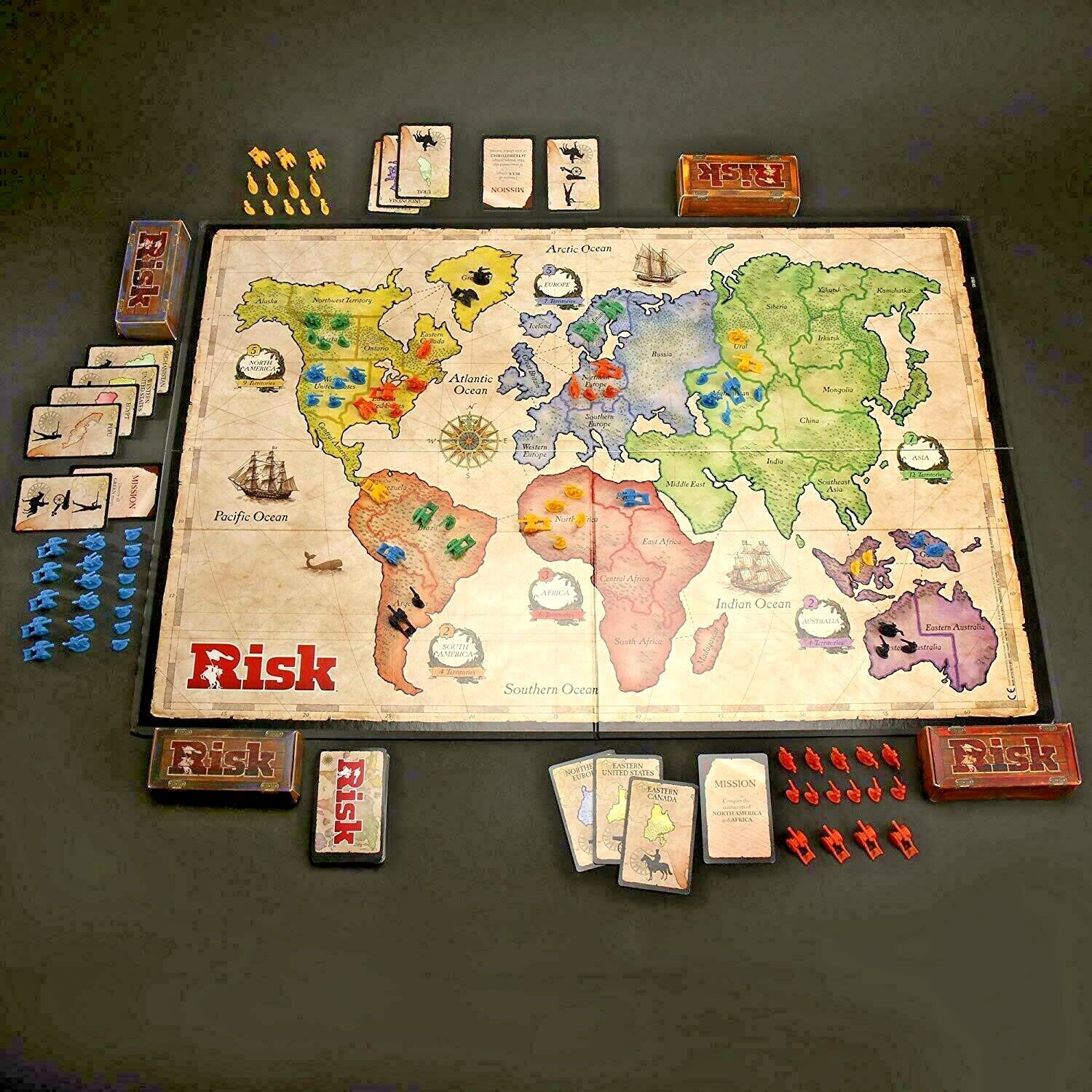 Hasbro Risk Board Game - THE GAME OF STRATEGIC CONQUEST | eBay