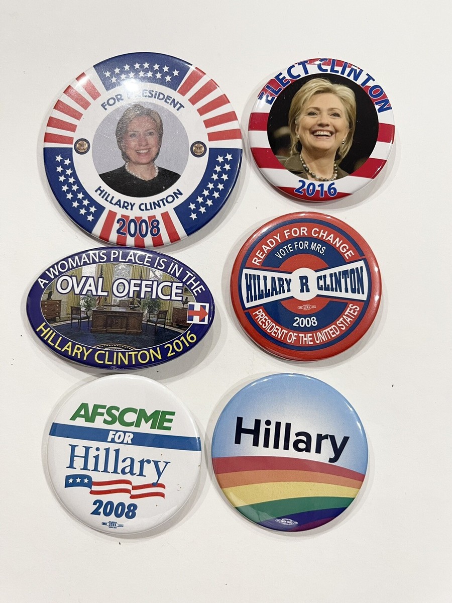 Hillary Buttons Logos