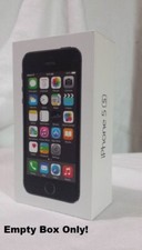 Apple iPhone 5S- 16GB Space Gray Empty BOX ONLY w/ OE inside plastic bumpers