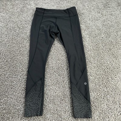 LULULEMON Pants Womens Size Black Running Leggings - Main Image