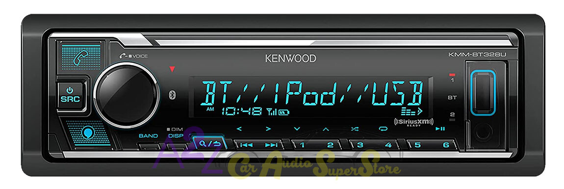 KENWOOD KMM-BT328U BLUETOOTH ALEXA IPHONE ANDROID MEDIA PLAYER AM