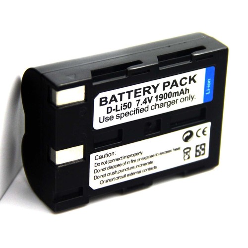 Batterie D-Li50 Compatible Pentax K10D K20D - Neuf, Marque MTB, Référence BAT-039