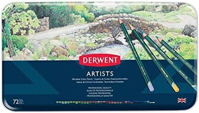 Derwent Derwent Colored Pencils Artists Color Pencil 72-Color Set 32097 New