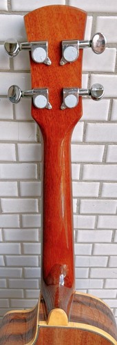 Alulu Solid Acacia Koa Concert cutaway Ukulele, bird inlay HU1632 - Picture 11 of 17