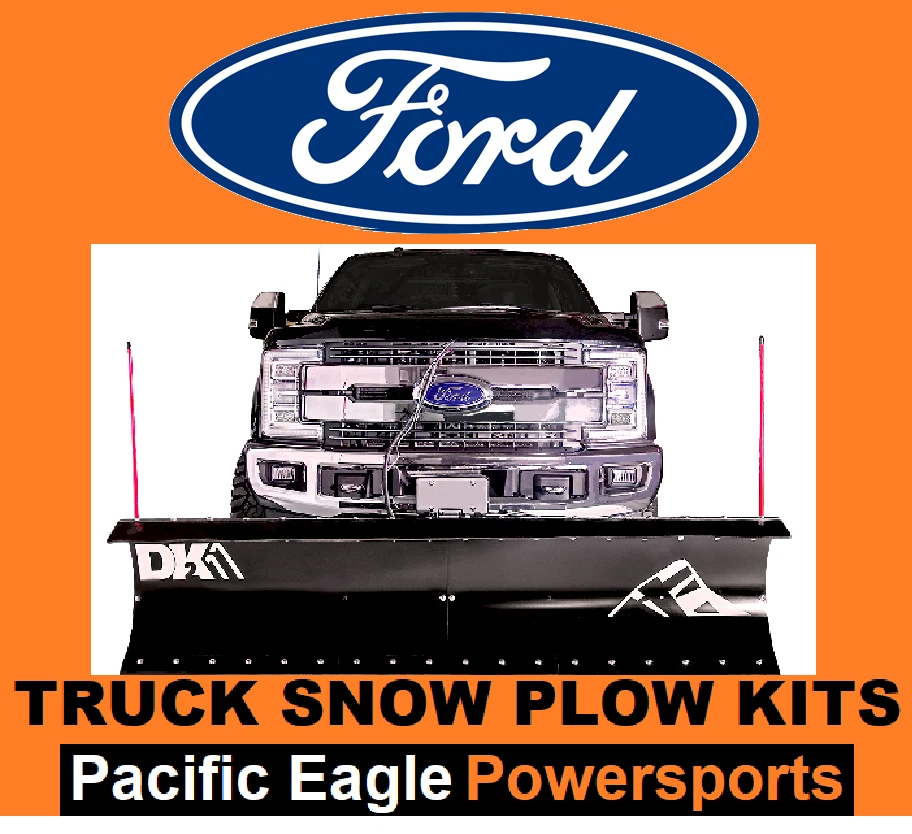 DK2 Storm II 84" x 22 " Snow Plow for 2004-2015 Ford F150 with custom mount kit - Image 3 of 4