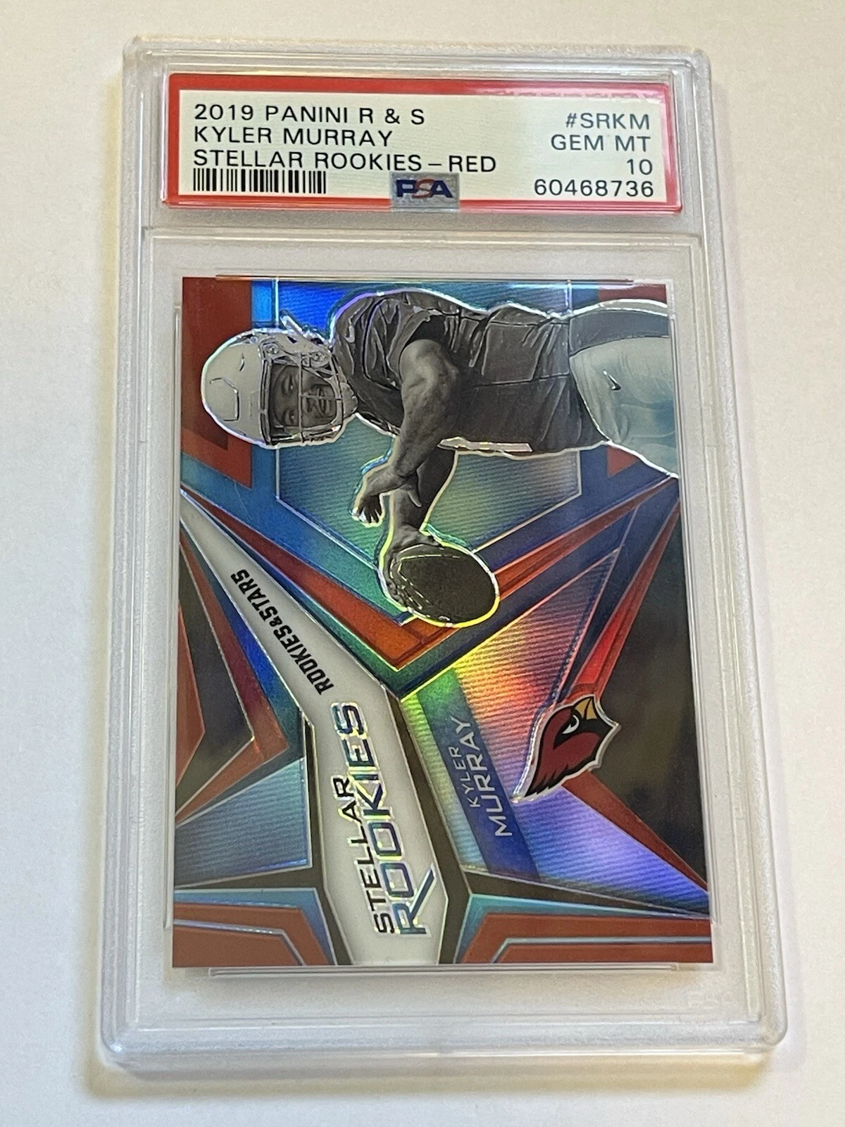 Kyler Murray Panini Rookies & Stars Stellar Rookies #SRKM Red