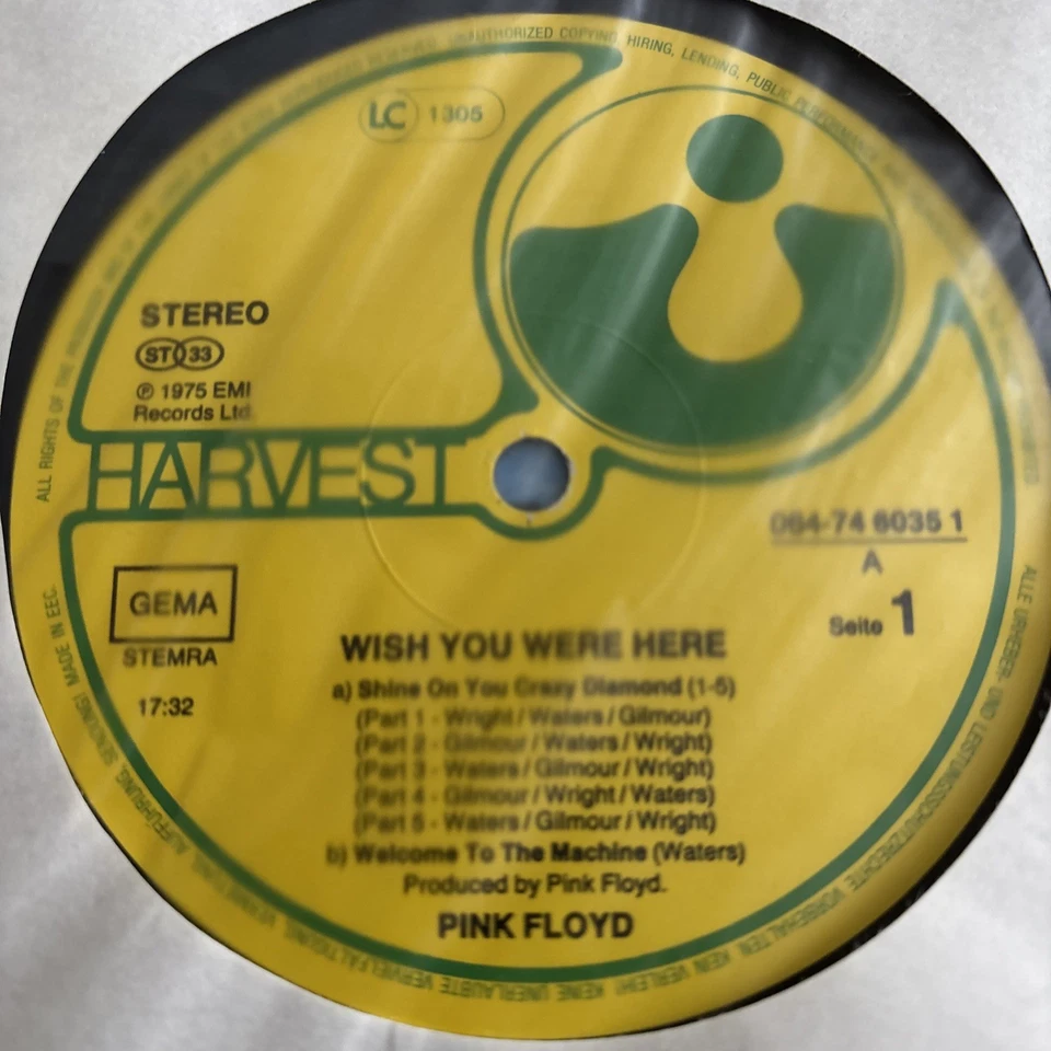 Pink Floyd Wish You Were Here · Lp · 1975, photo 4 of 5