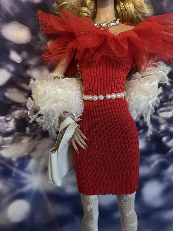 Nuevo Vestido Rojo, Boa, Accesorios, Regalo Gratis 🎁 Foto 3 de 4