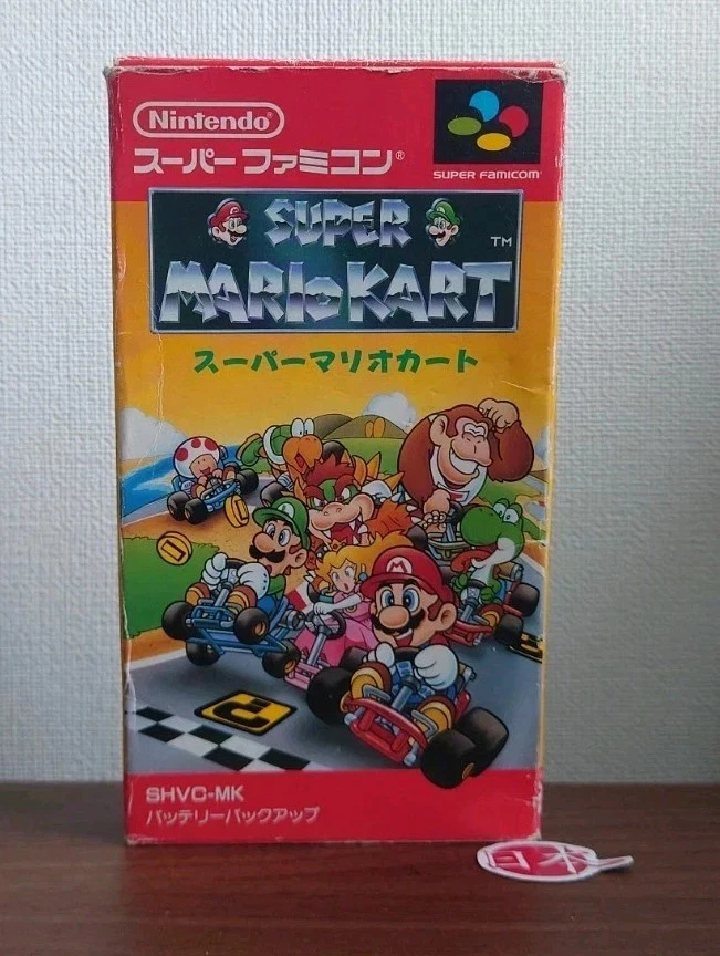 Super Nintendo SNES JAPAN NTSC-J Mario Kart + CONTROLLER CARD Free Shipping - Image 2 of 4